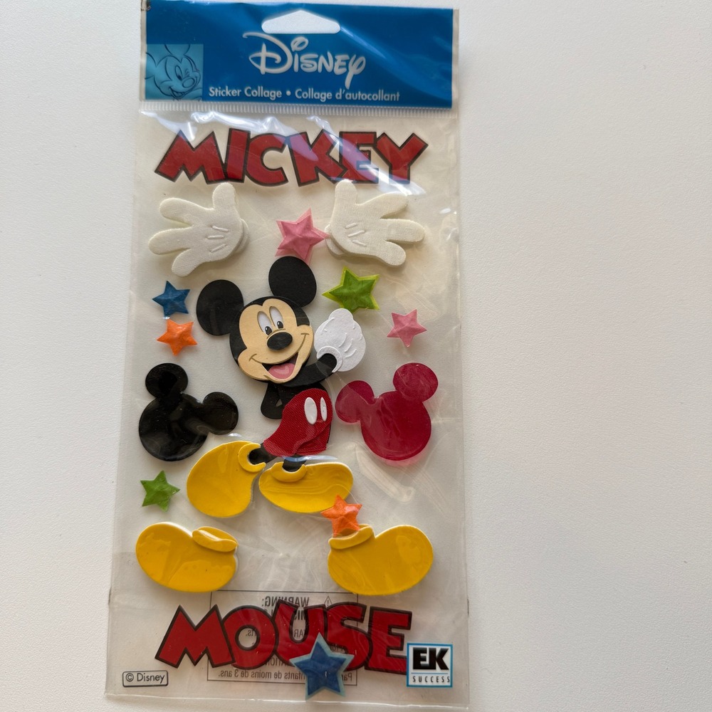 Disney Mickey Mouse Sticker Collage EK Success Jolees Boutique 3D DJBM001 NEW